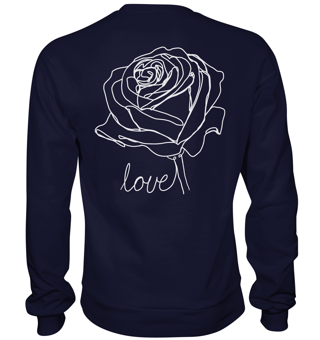 Rosen look Dunkel - Basic Sweatshirt