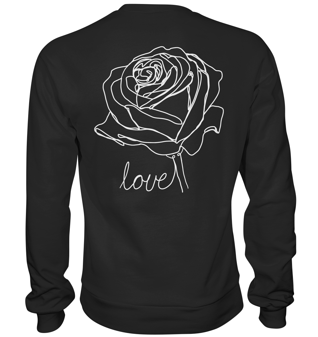 Rosen look Dunkel - Basic Sweatshirt
