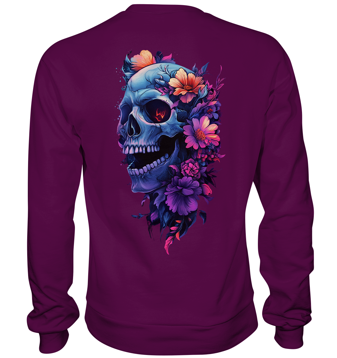Totenkopfs Blüte - Basic Sweatshirt