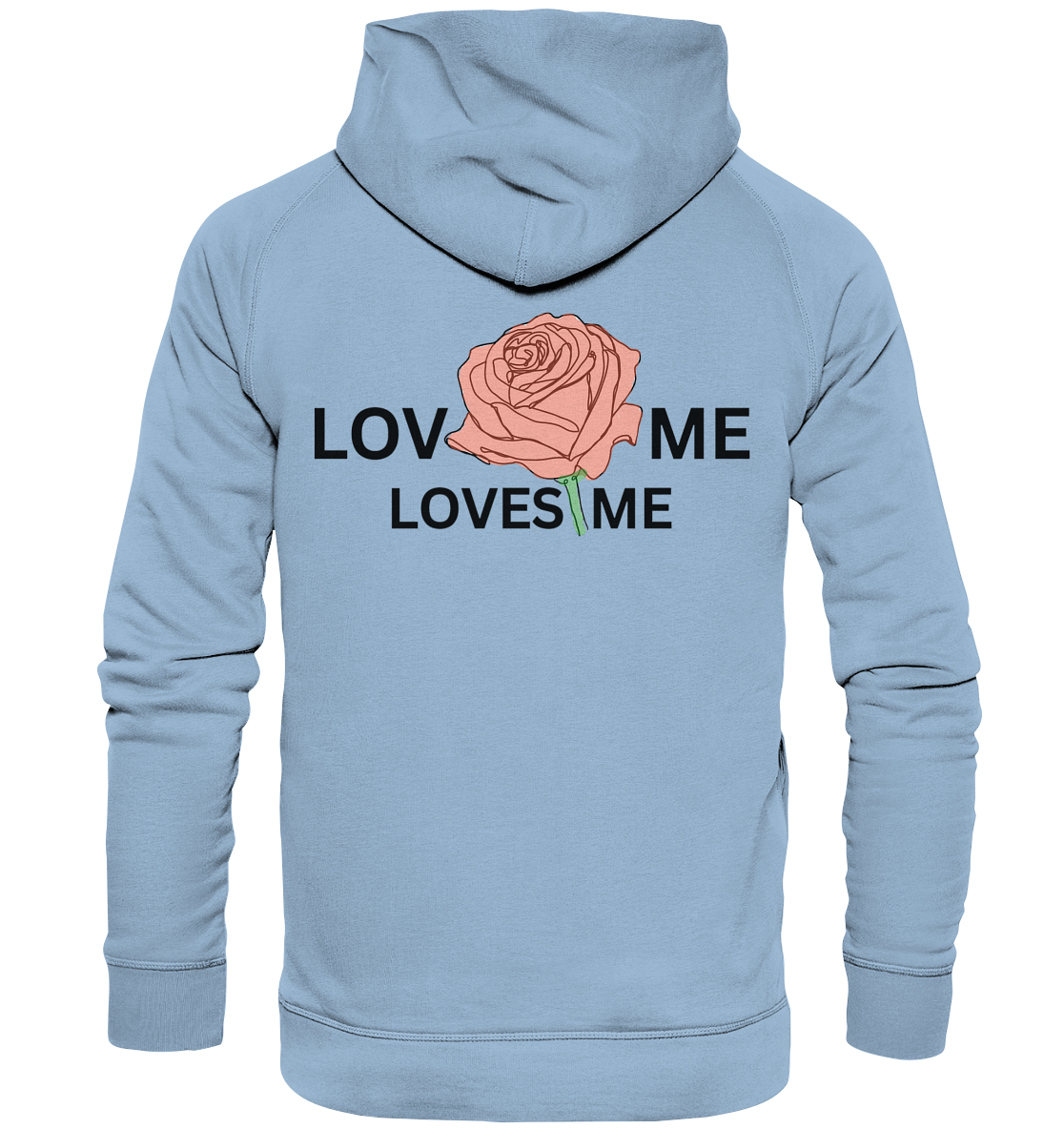 LOVES ME (Rote Rose) - Basic Unisex Hoodie