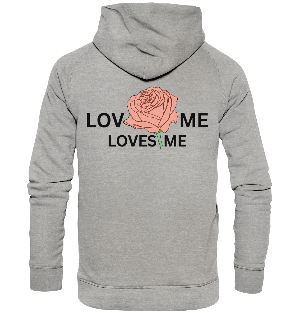 LOVES ME (Rote Rose) - Basic Unisex Hoodie
