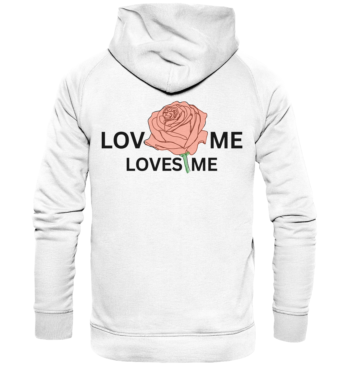 LOVES ME (Rote Rose) - Basic Unisex Hoodie