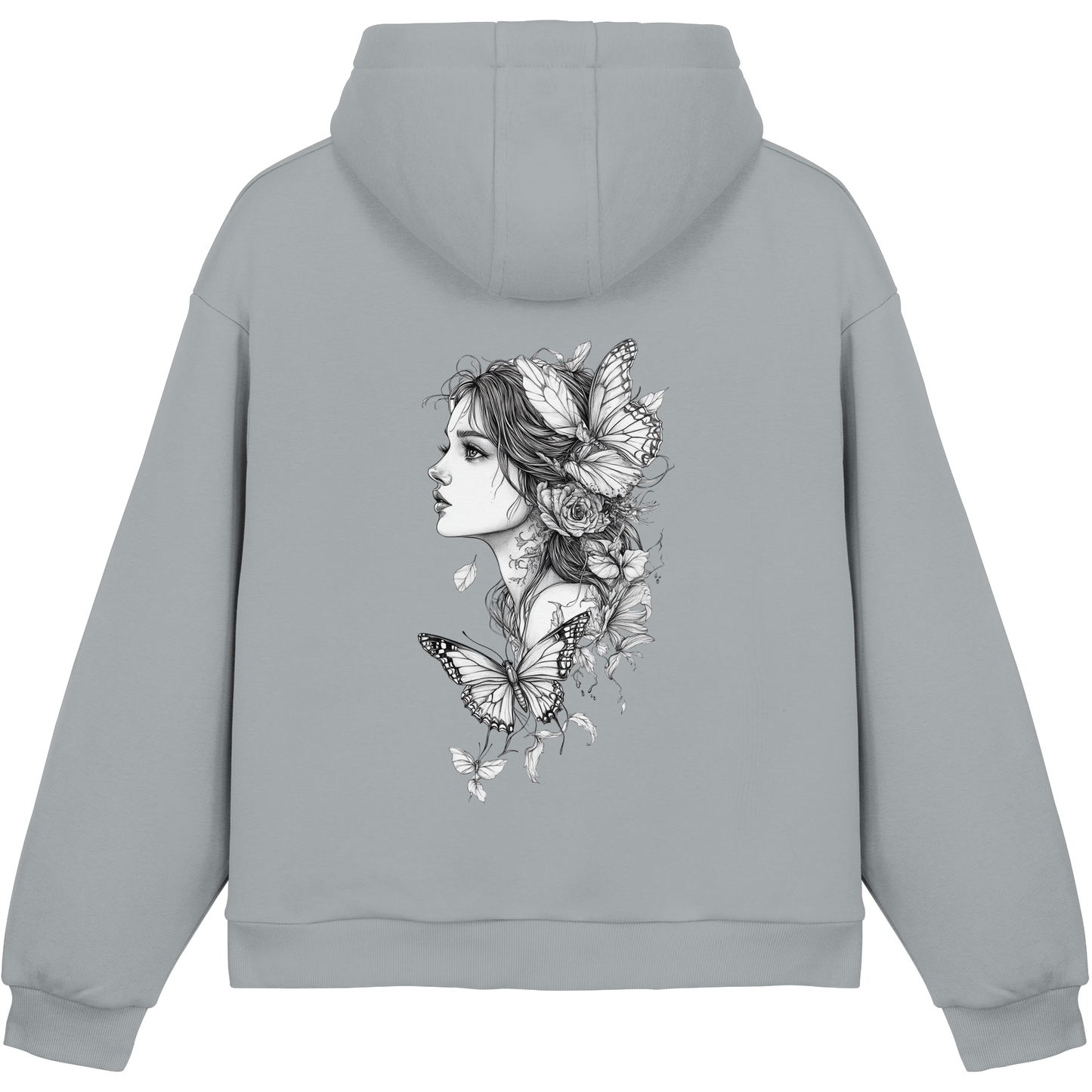 Schmetterlings träume - Fluffy Boxcut Hoodie