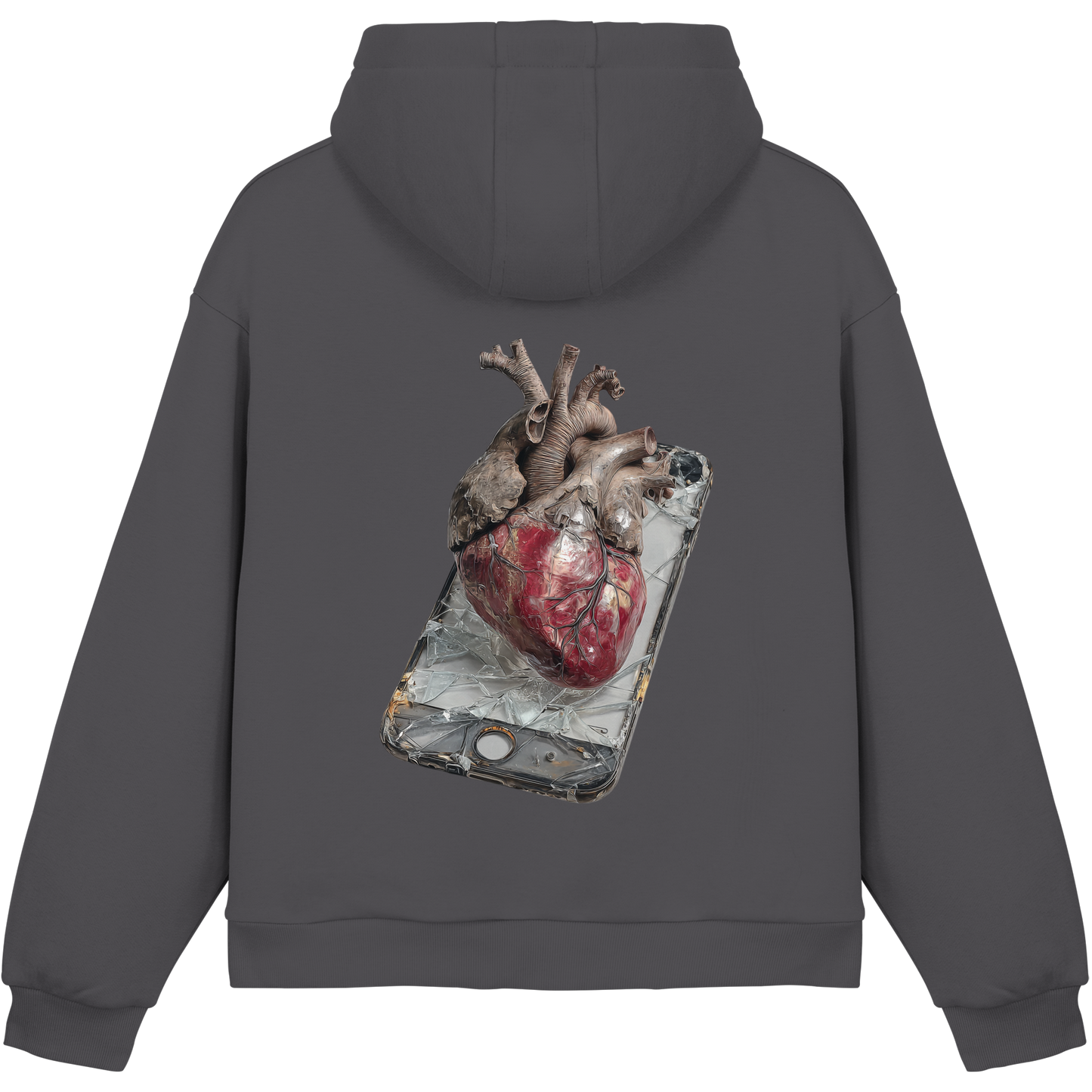 Social Media killed my Love - Fluffy Boxcut Hoodie