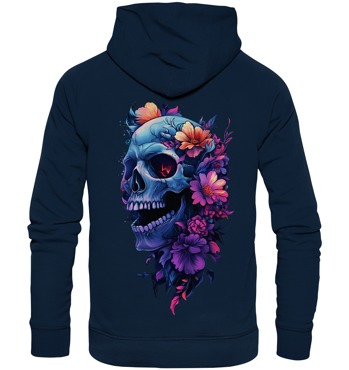 Totenkopfs Blüte - Organic Fashion Hoodie