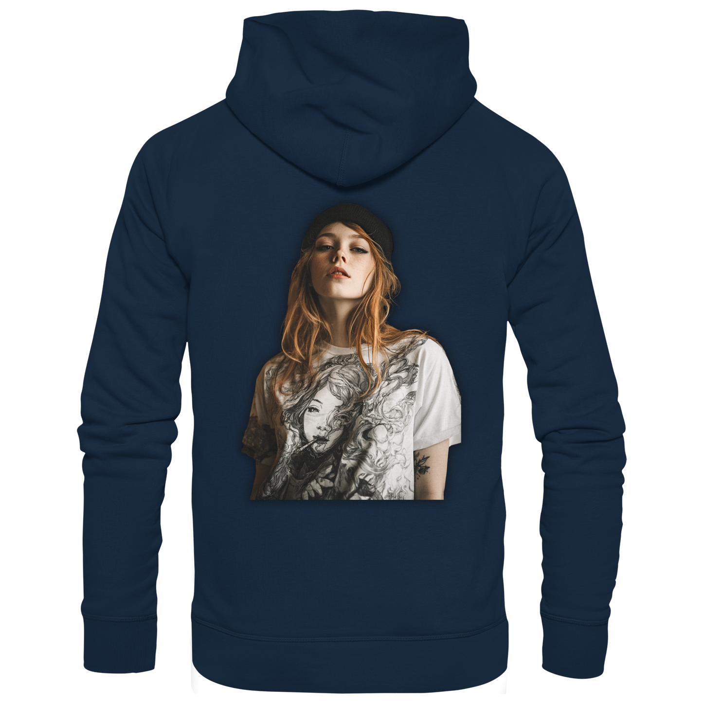 I only smoke the good Stuff (Schwarz) - Organic Fashion Hoodie