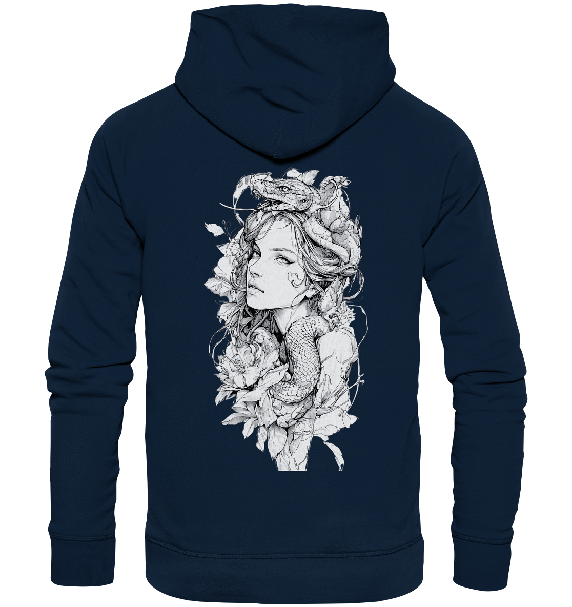 Schlangenkönigin - Organic Hoodie