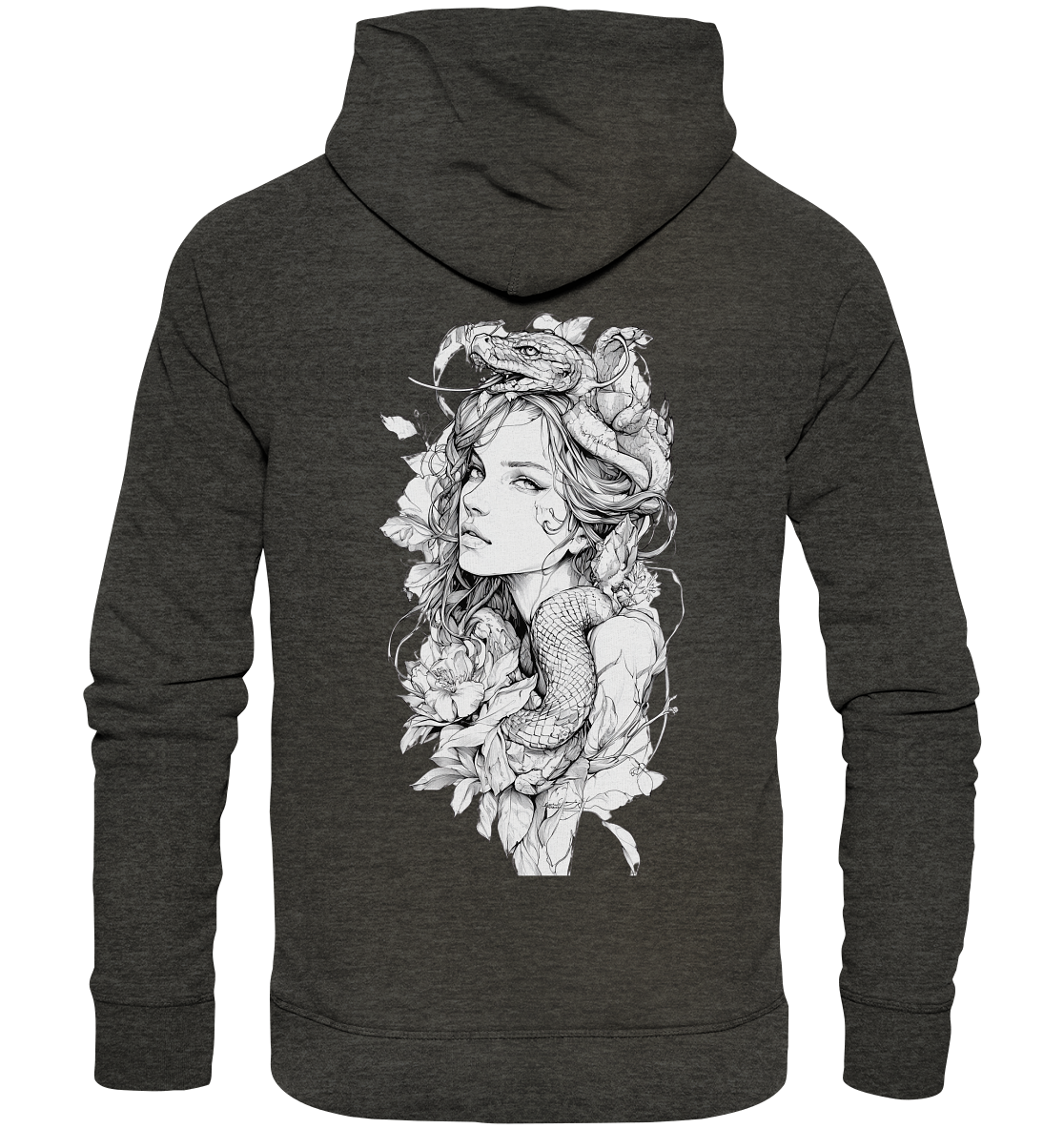 Schlangenkönigin - Organic Hoodie