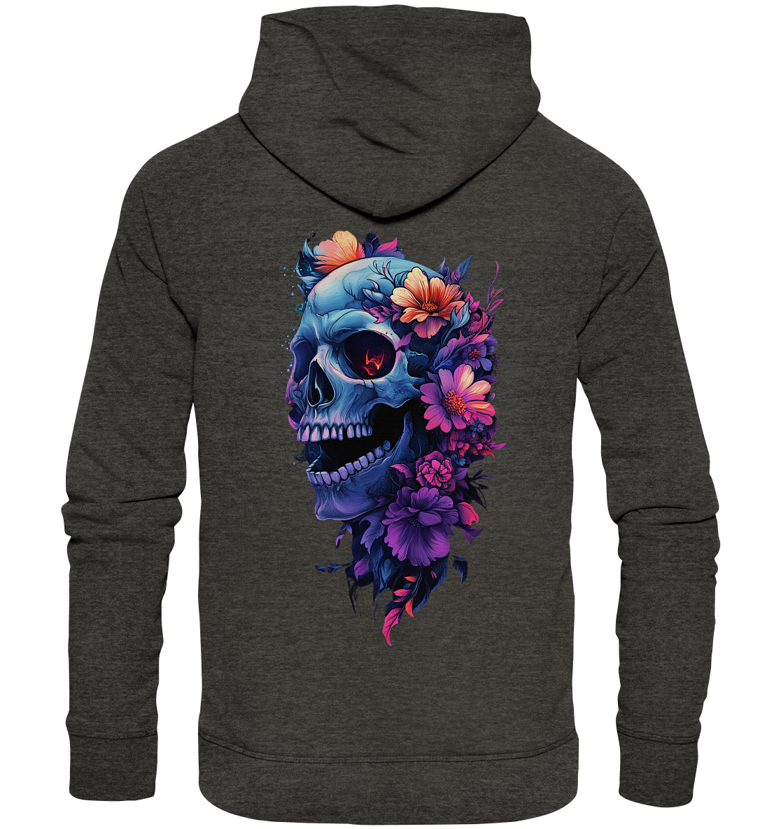 Totenkopfs Blüte - Organic Hoodie