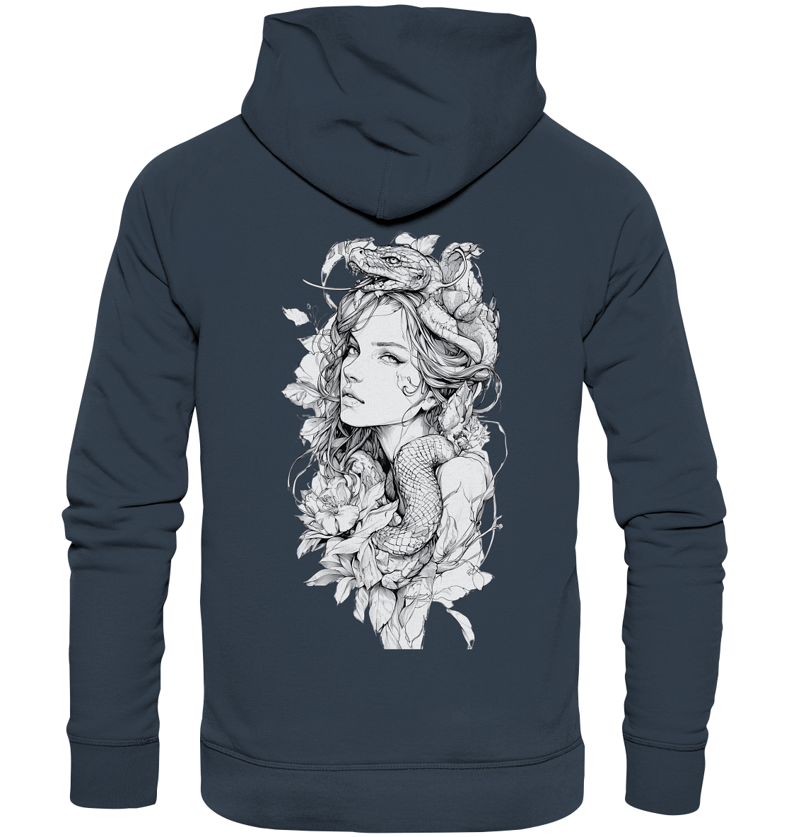 Schlangenkönigin - Organic Hoodie