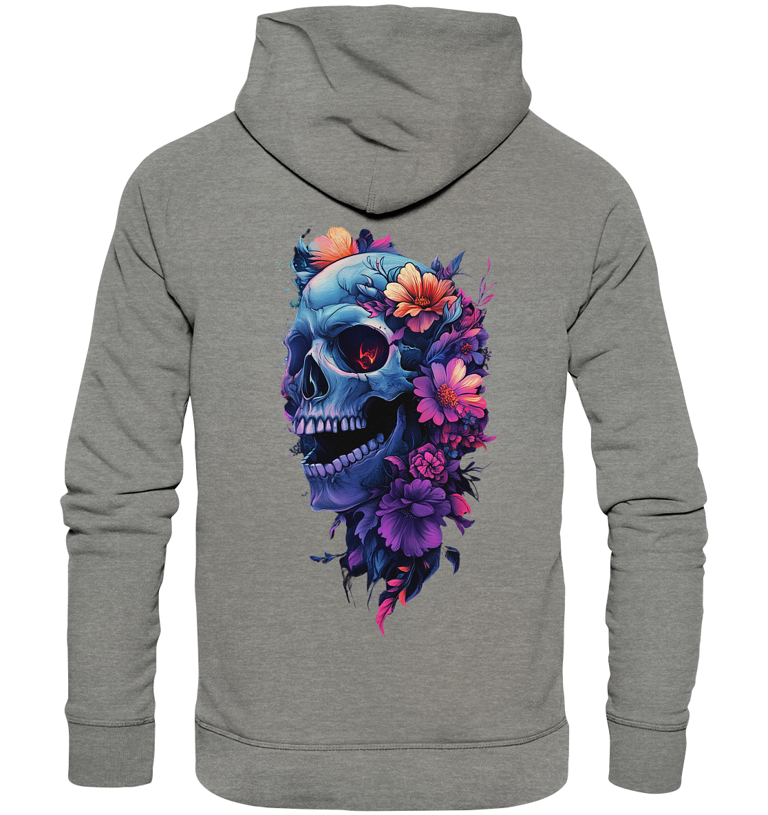 Totenkopfs Blüte - Organic Hoodie