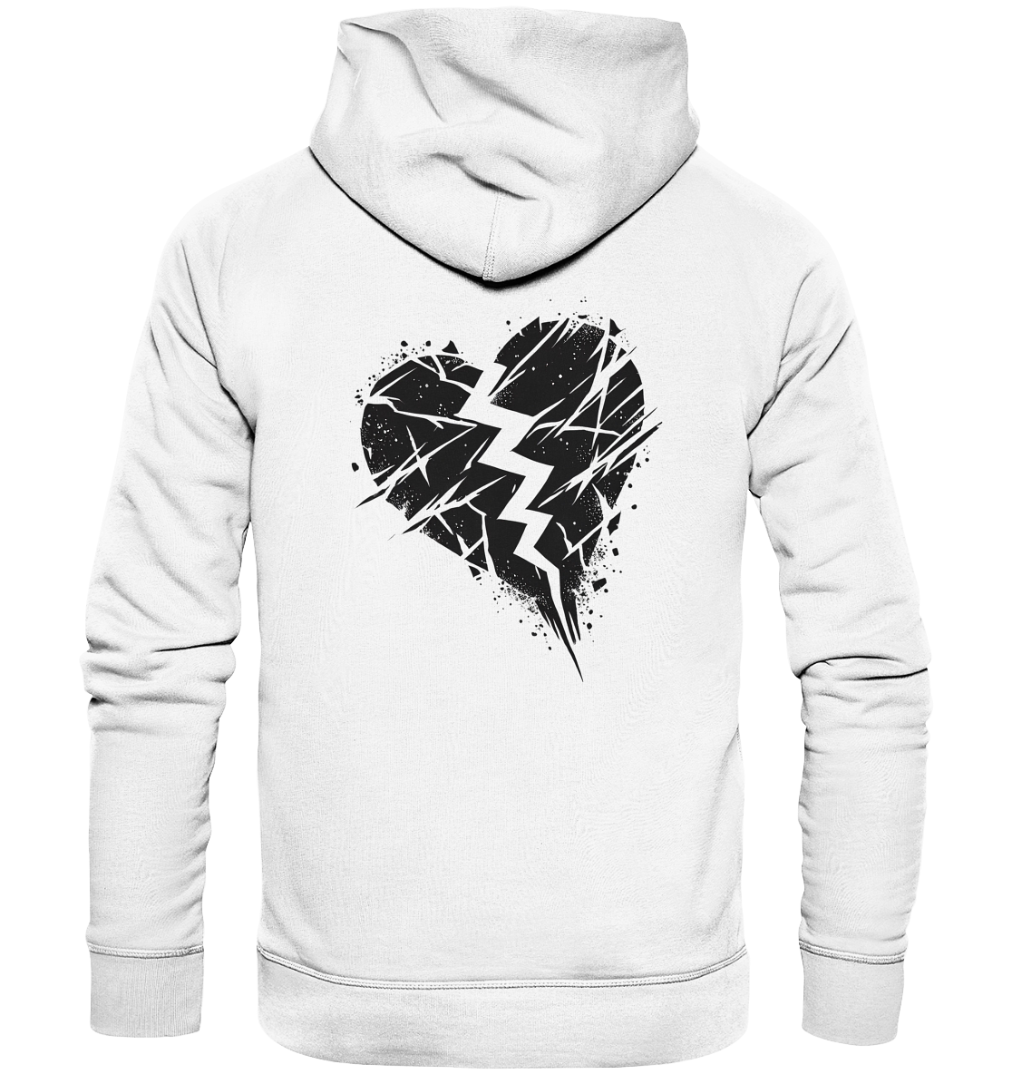 Broken heart 2 - Organic Hoodie