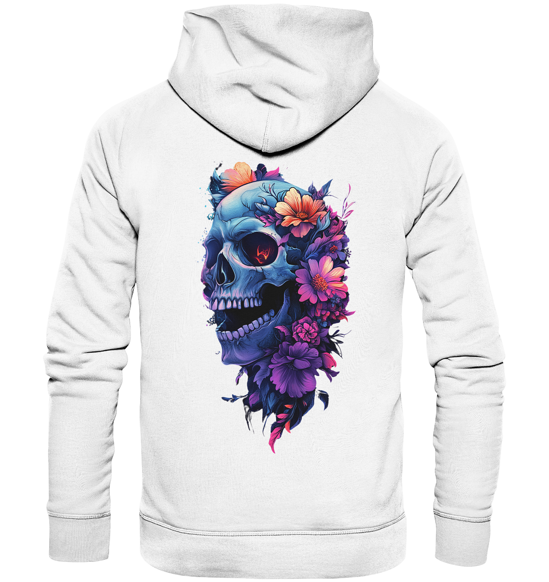 Totenkopfs Blüte - Organic Hoodie