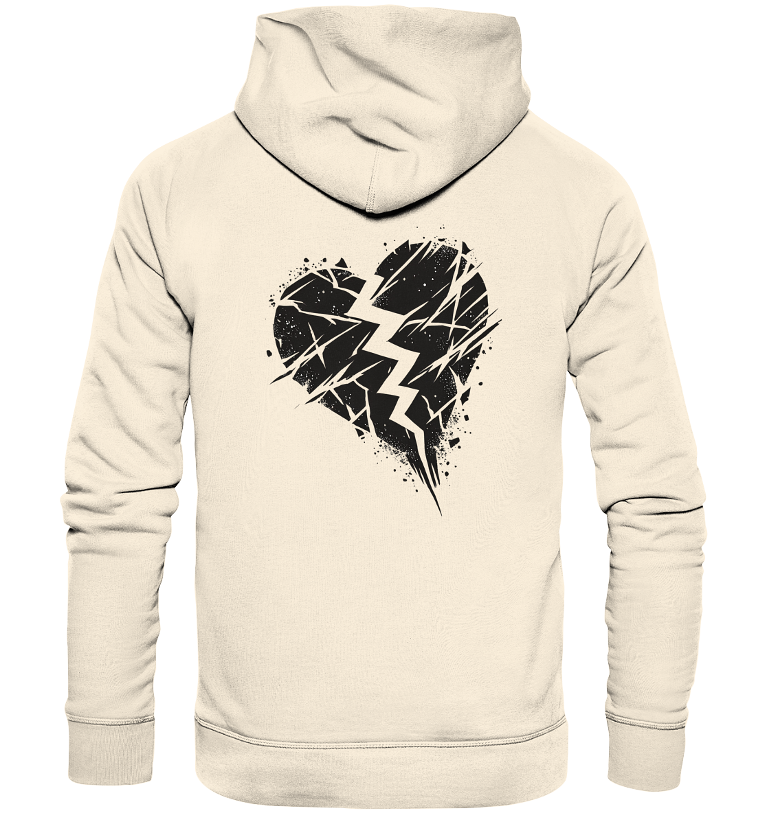 Broken heart 2 - Organic Hoodie