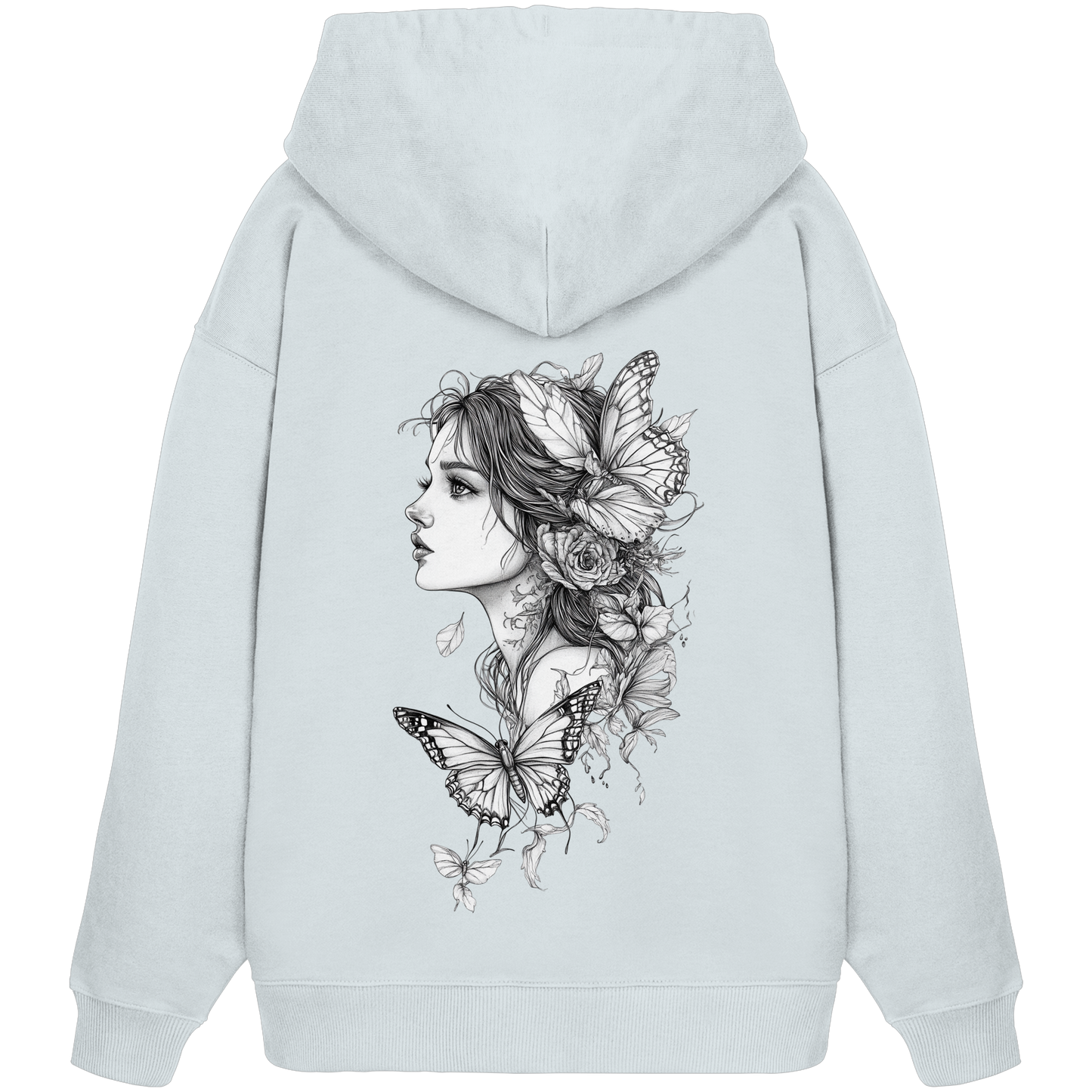 Schmetterlings träume - Organic Oversize Hoodie
