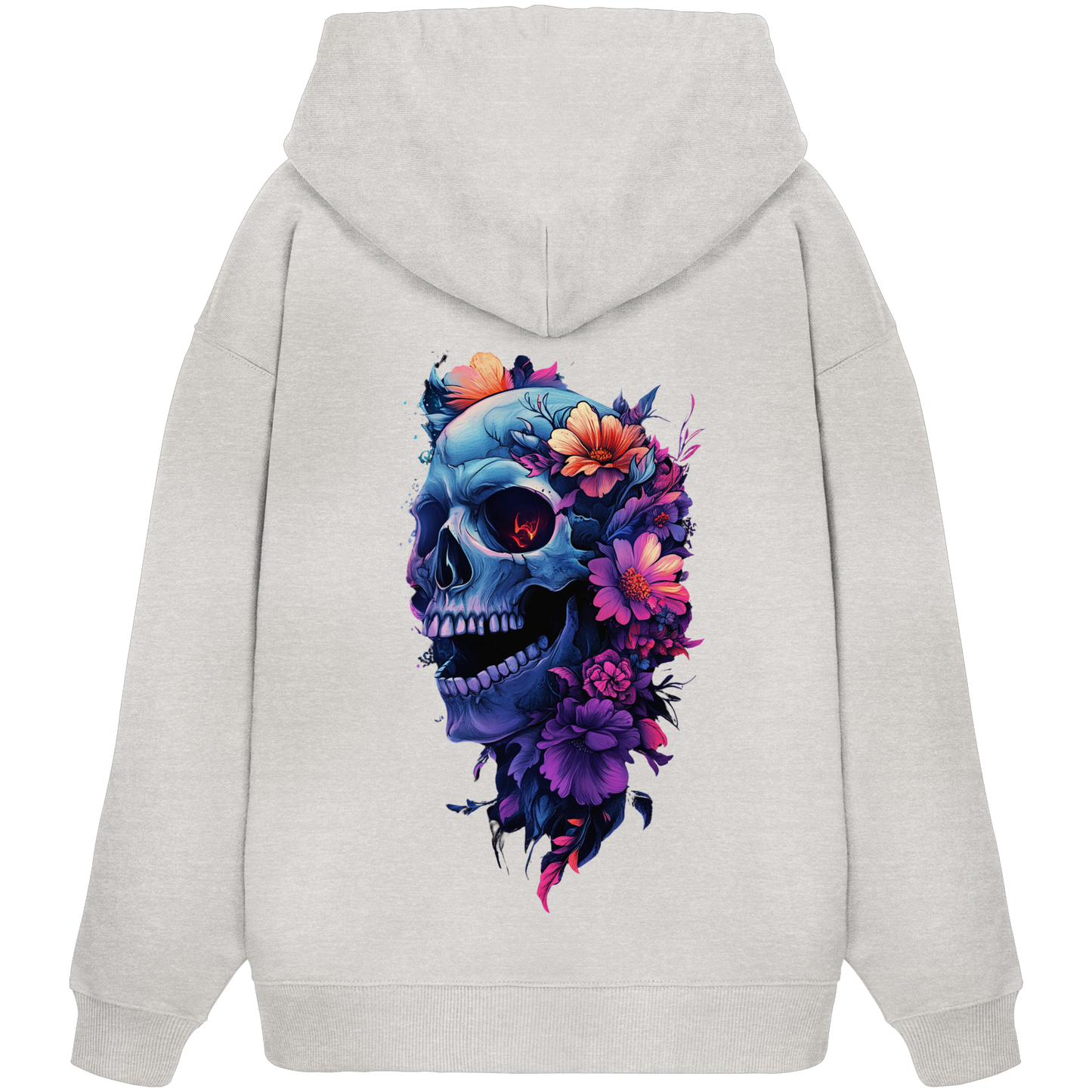 Totenkopfs Blüte - Organic Oversize Hoodie