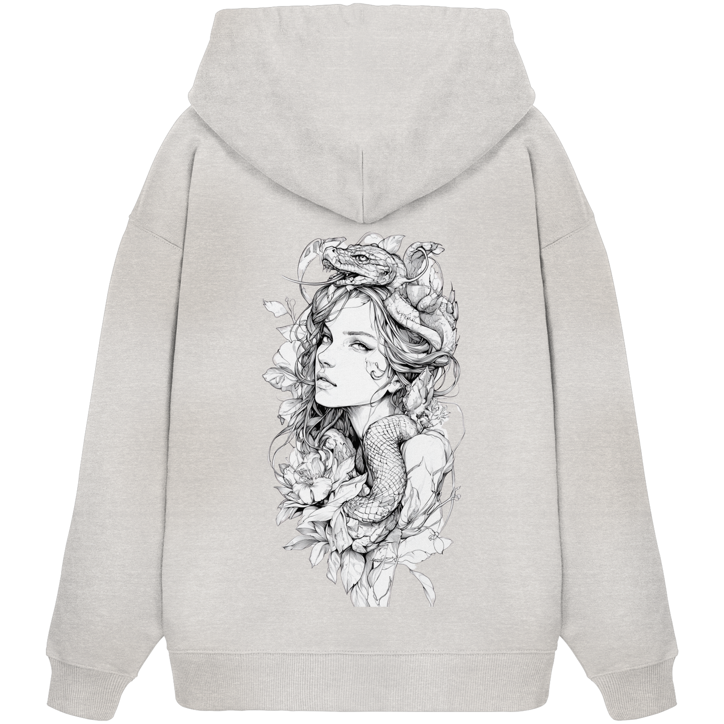 Schlangenkönigin - Organic Oversize Hoodie