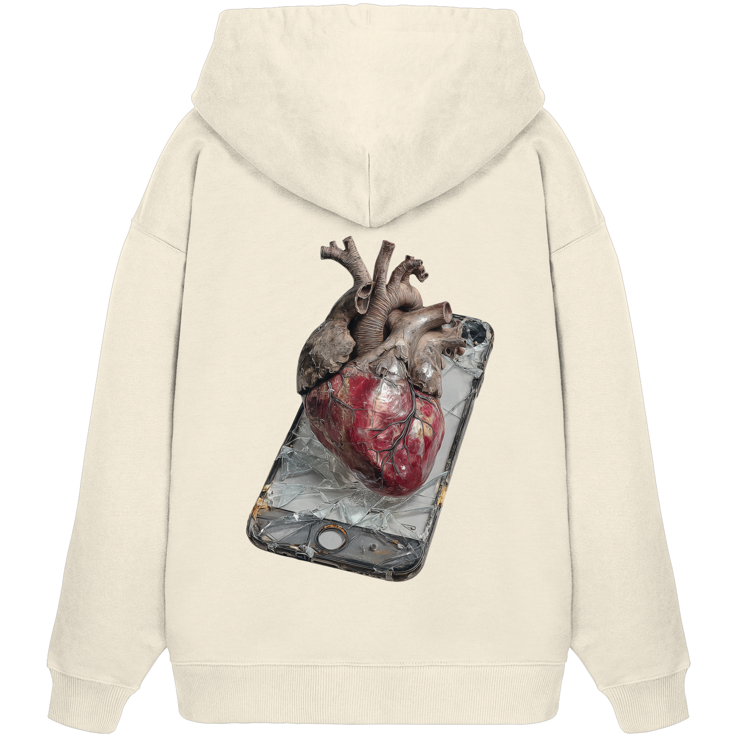 Social Media killed my Love - Organic Oversize Hoodie