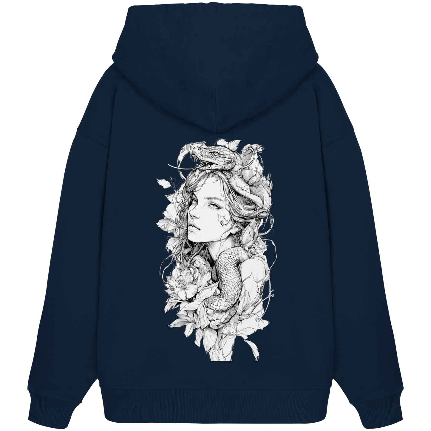 Schlangenkönigin - Organic Oversize Hoodie