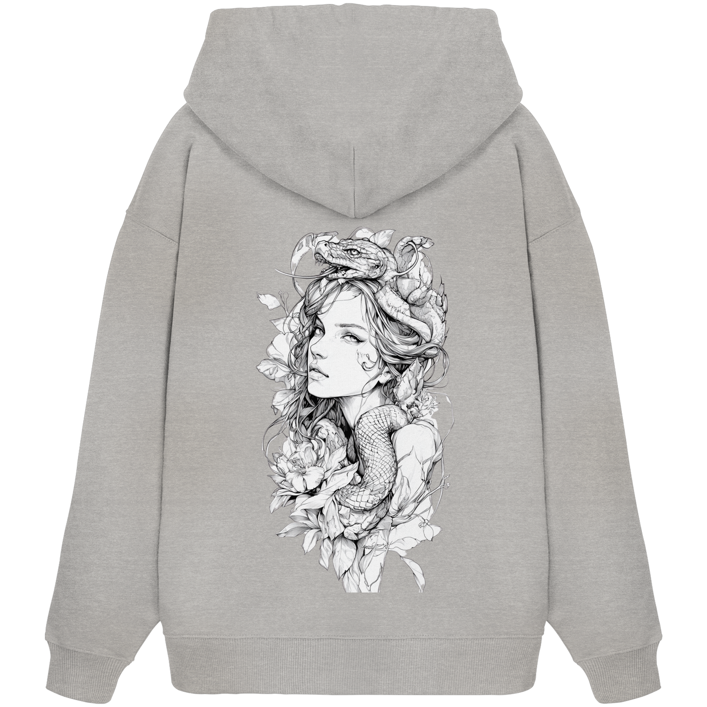 Schlangenkönigin - Organic Oversize Hoodie