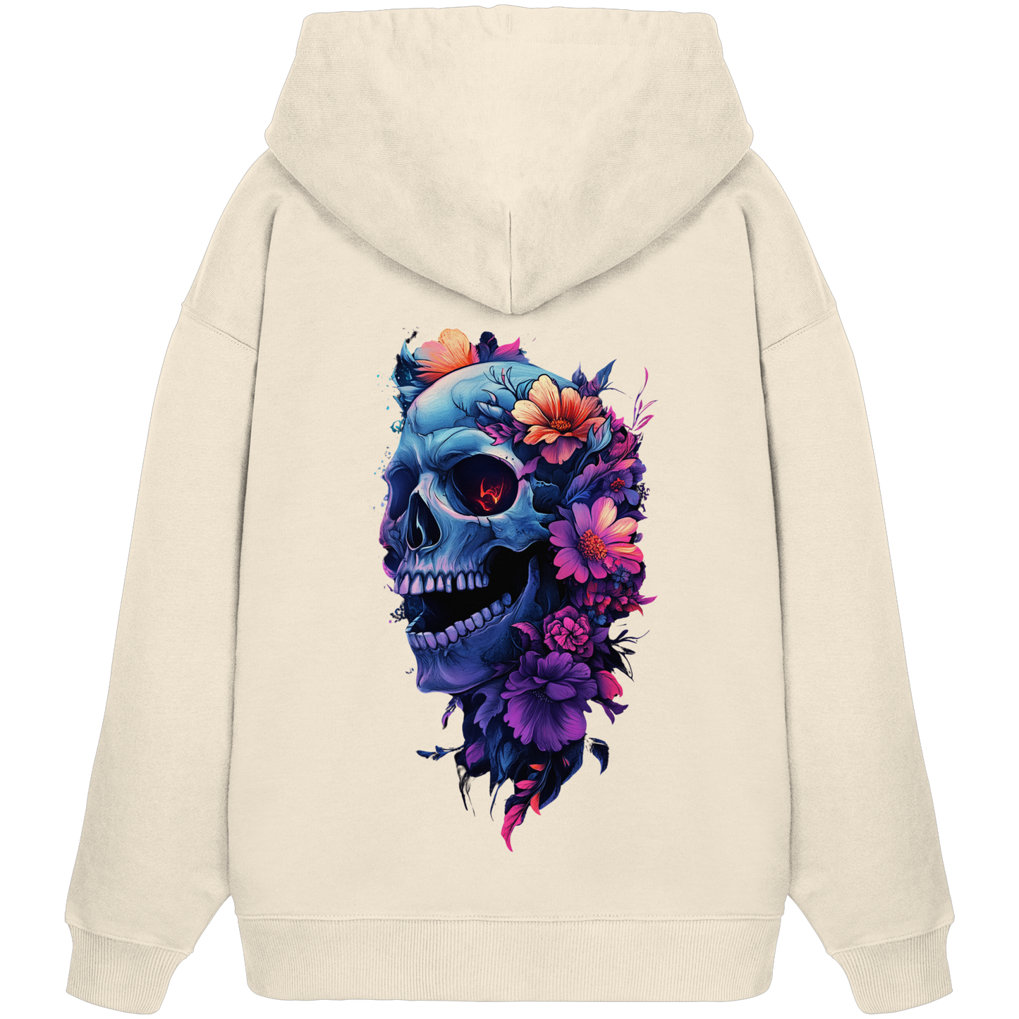 Totenkopfs Blüte - Organic Oversize Hoodie