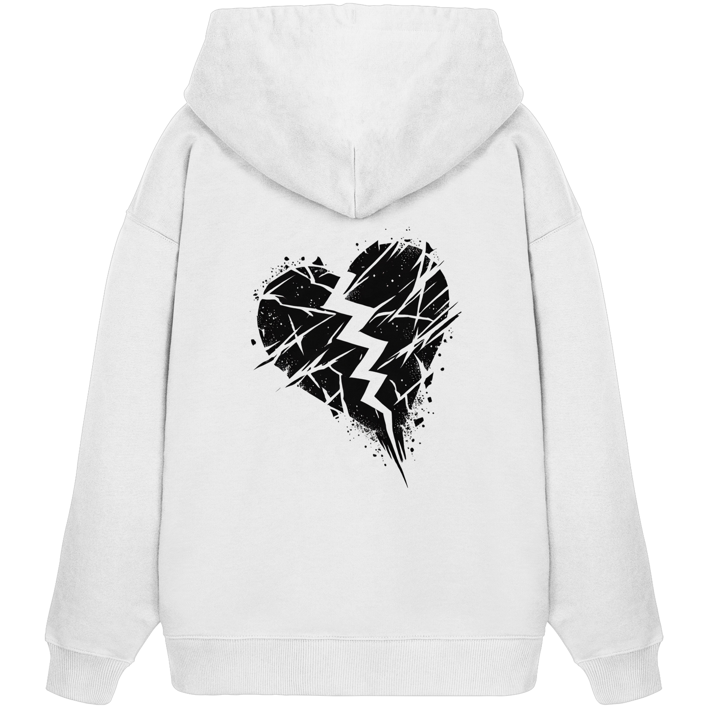 Broken heart 2 - Organic Oversize Hoodie