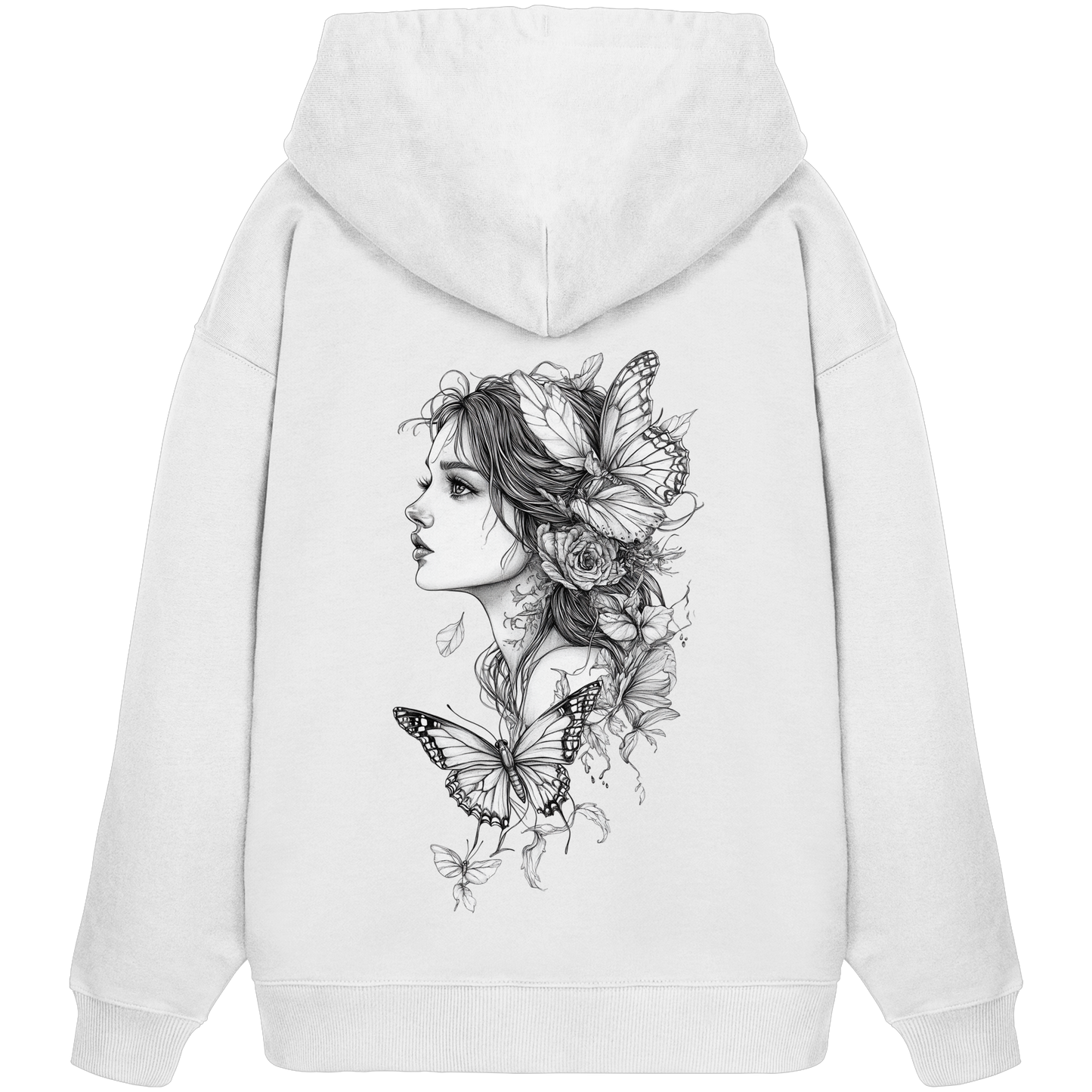 Schmetterlings träume - Organic Oversize Hoodie