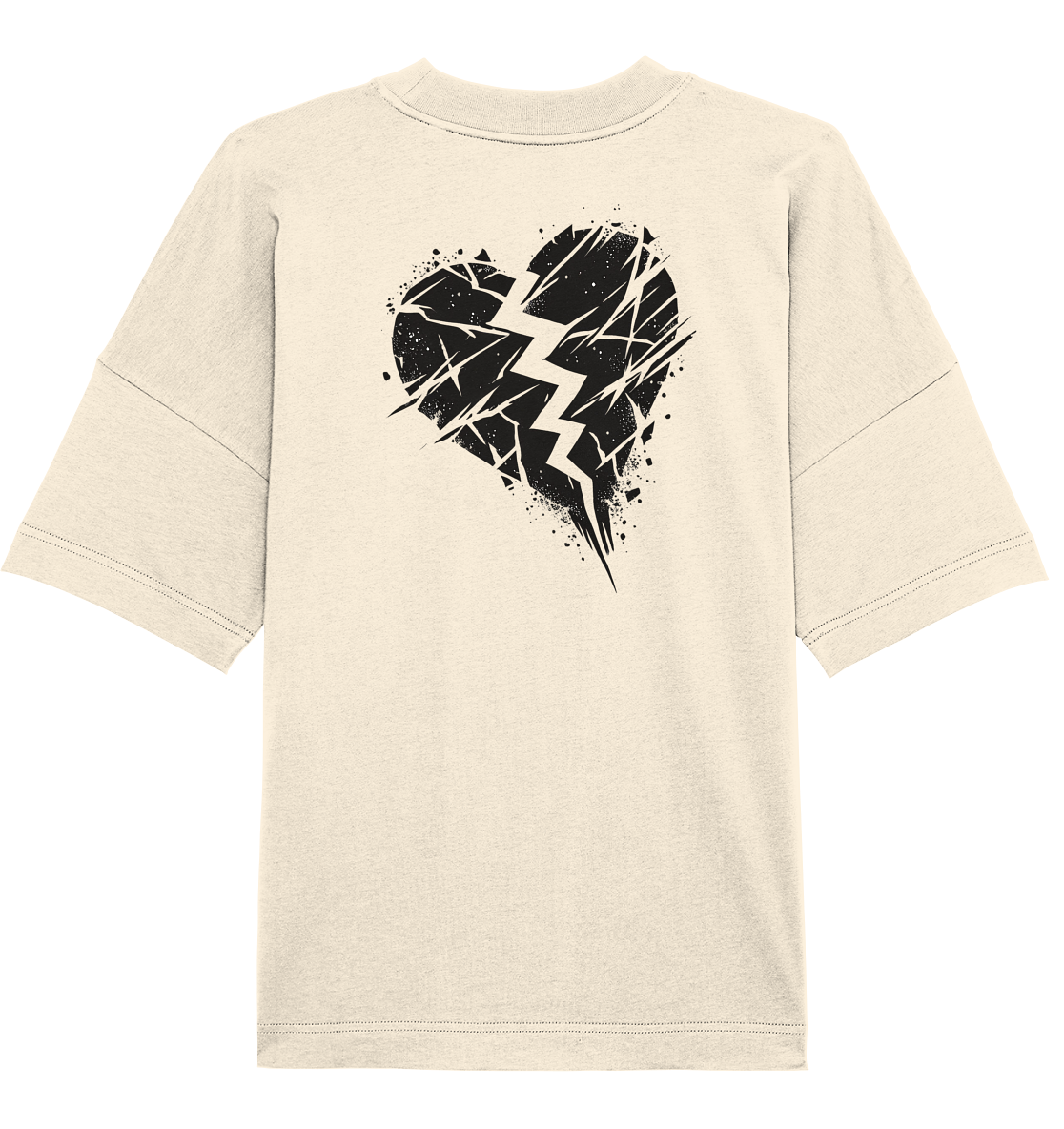 Broken heart 2 - Organic Oversize Shirt
