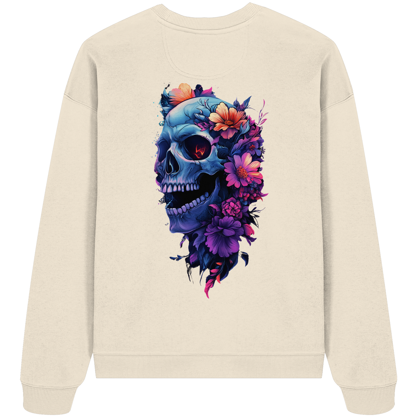 Totenkopfs Blüte - Organic Oversize Sweatshirt