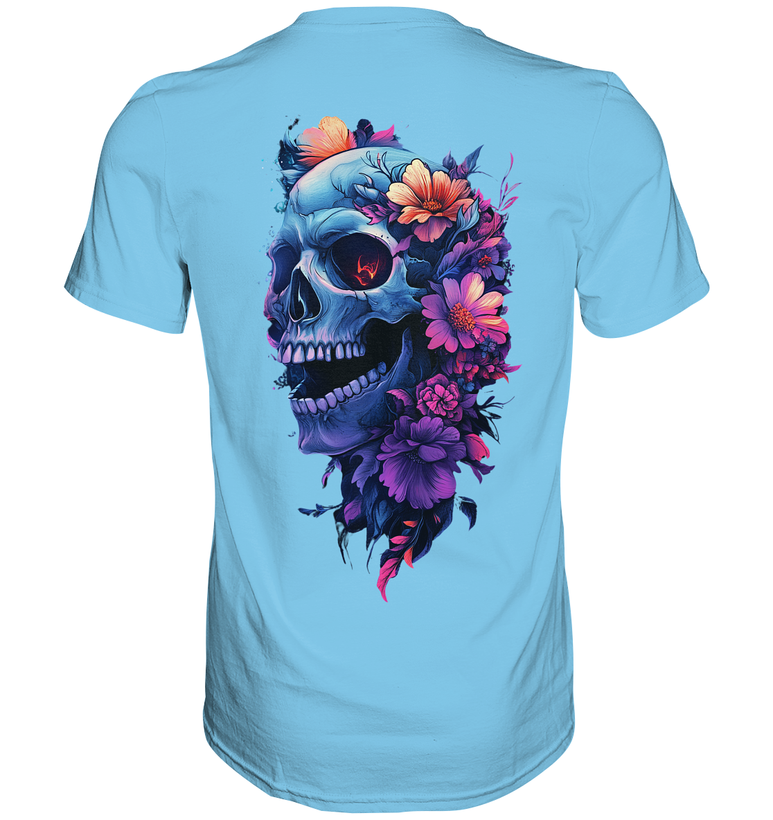 Totenkopfs Blüte - Premium Shirt