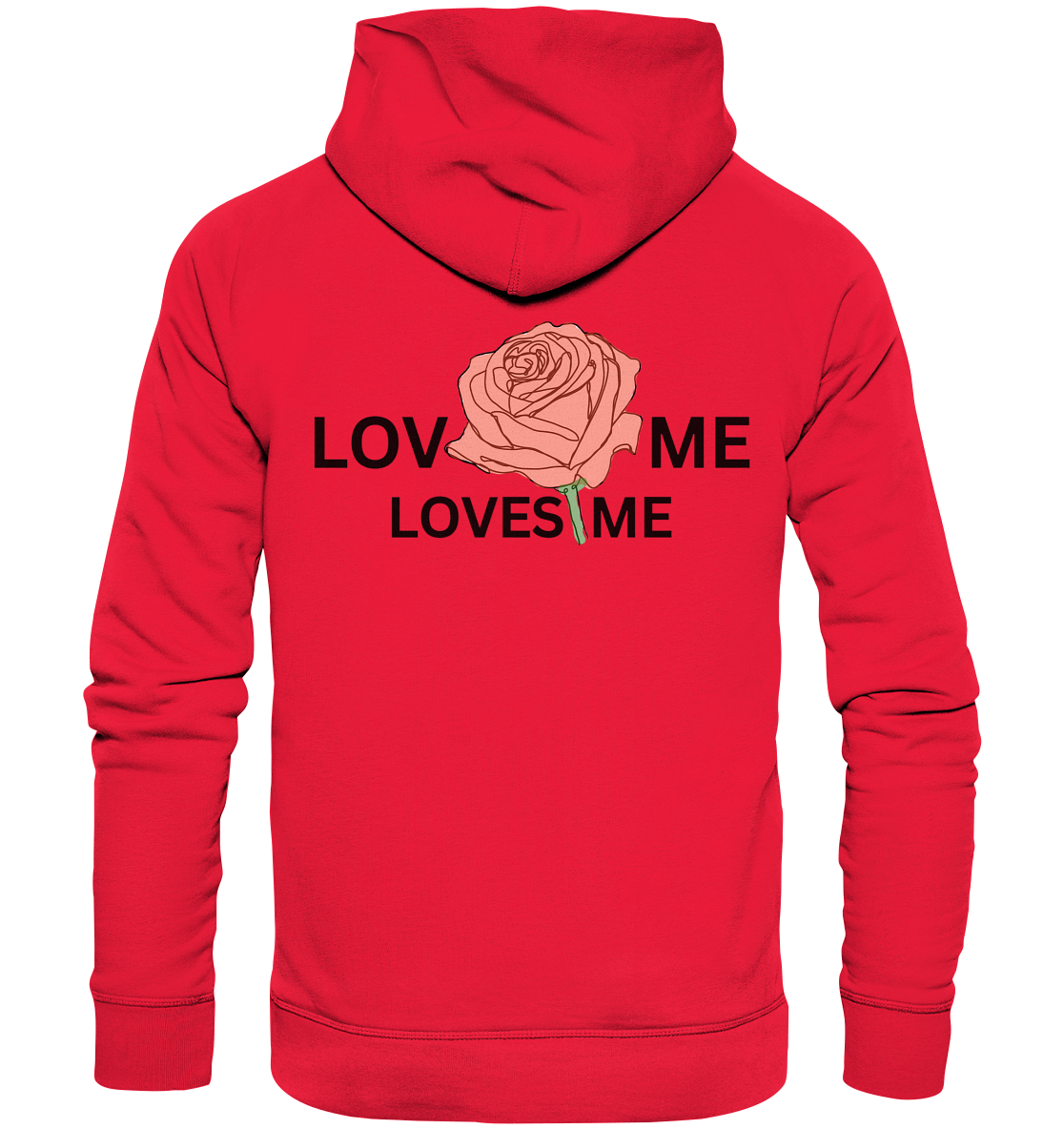 LOVES ME (Rote Rose) - Premium Unisex Hoodie