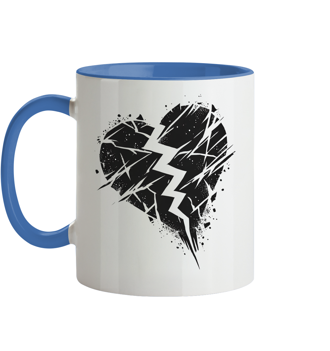 Broken Heart Tassen - Tasse zweifarbig