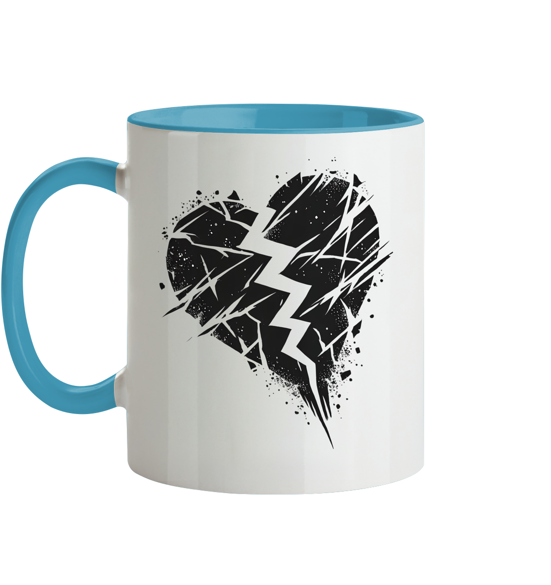 Broken Heart Tassen - Tasse zweifarbig
