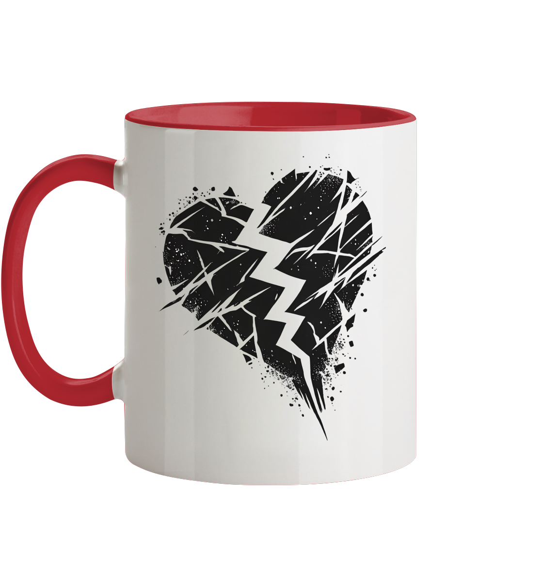 Broken Heart Tassen - Tasse zweifarbig