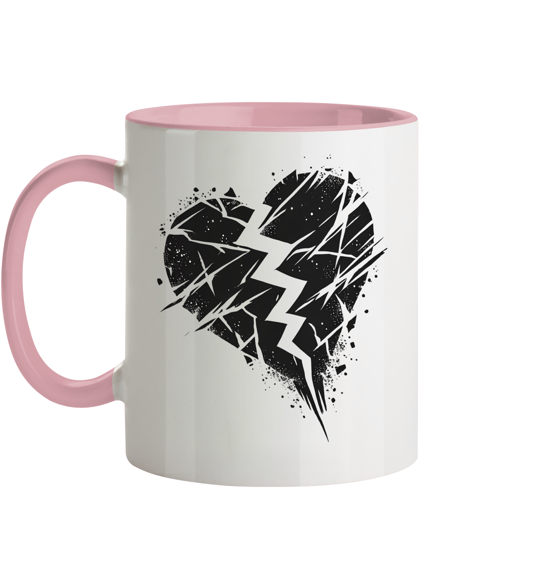 Broken Heart Tassen - Tasse zweifarbig