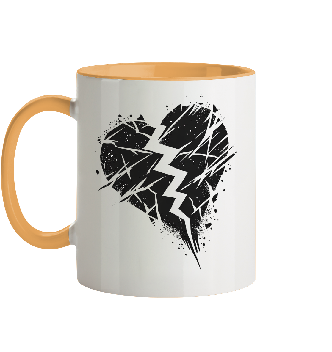 Broken Heart Tassen - Tasse zweifarbig