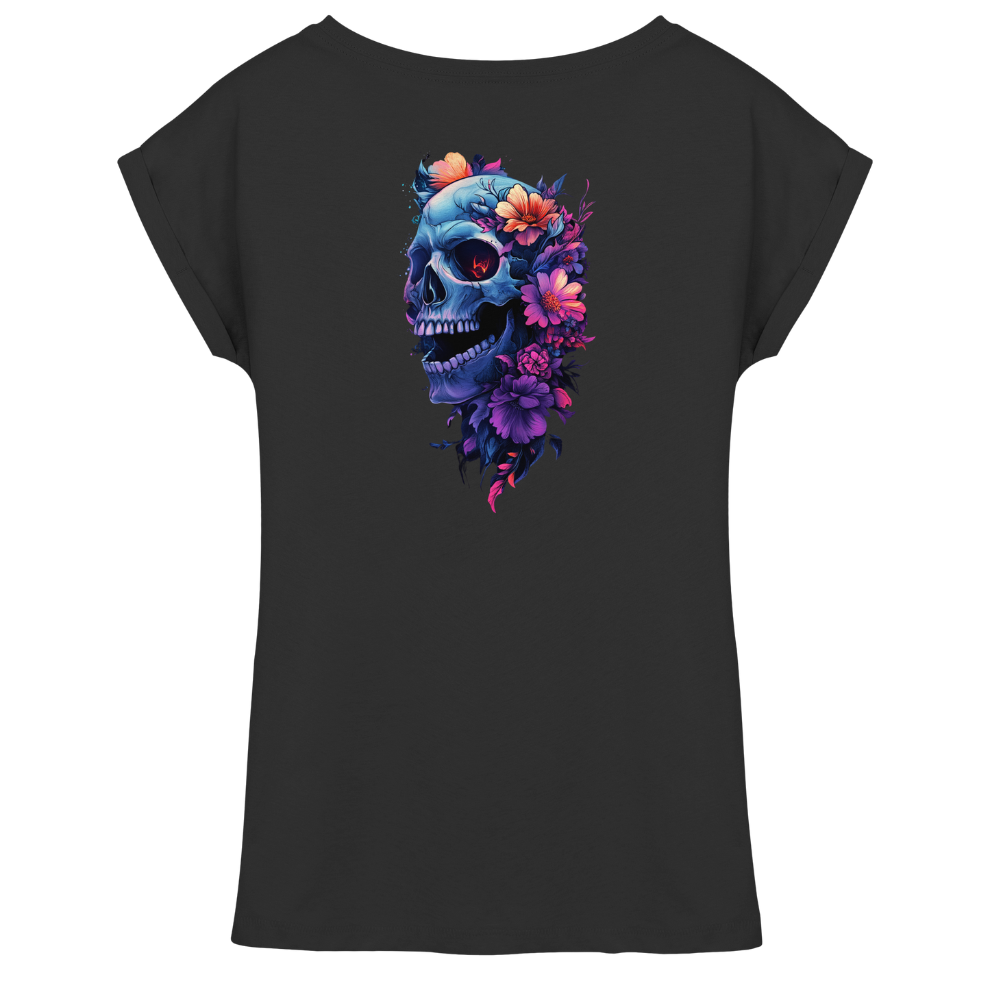 Totenkopfs Blüte - Womens Extended Shoulder T-Shirt