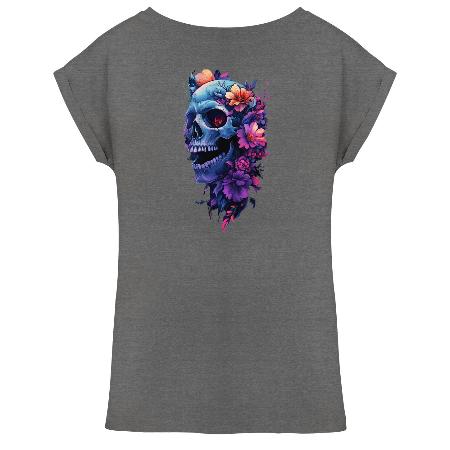 Totenkopfs Blüte - Womens Extended Shoulder T-Shirt