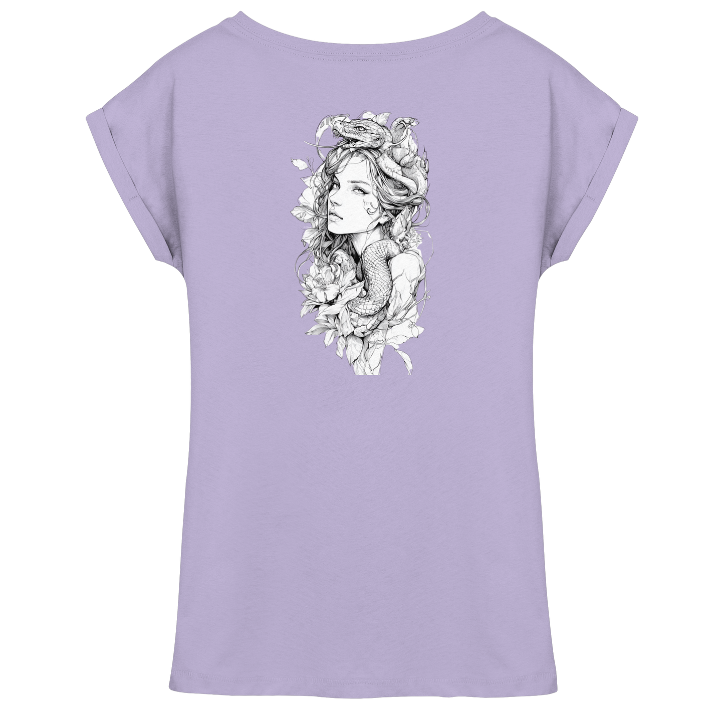 Schlangenkönigin - Womens Extended Shoulder T-Shirt