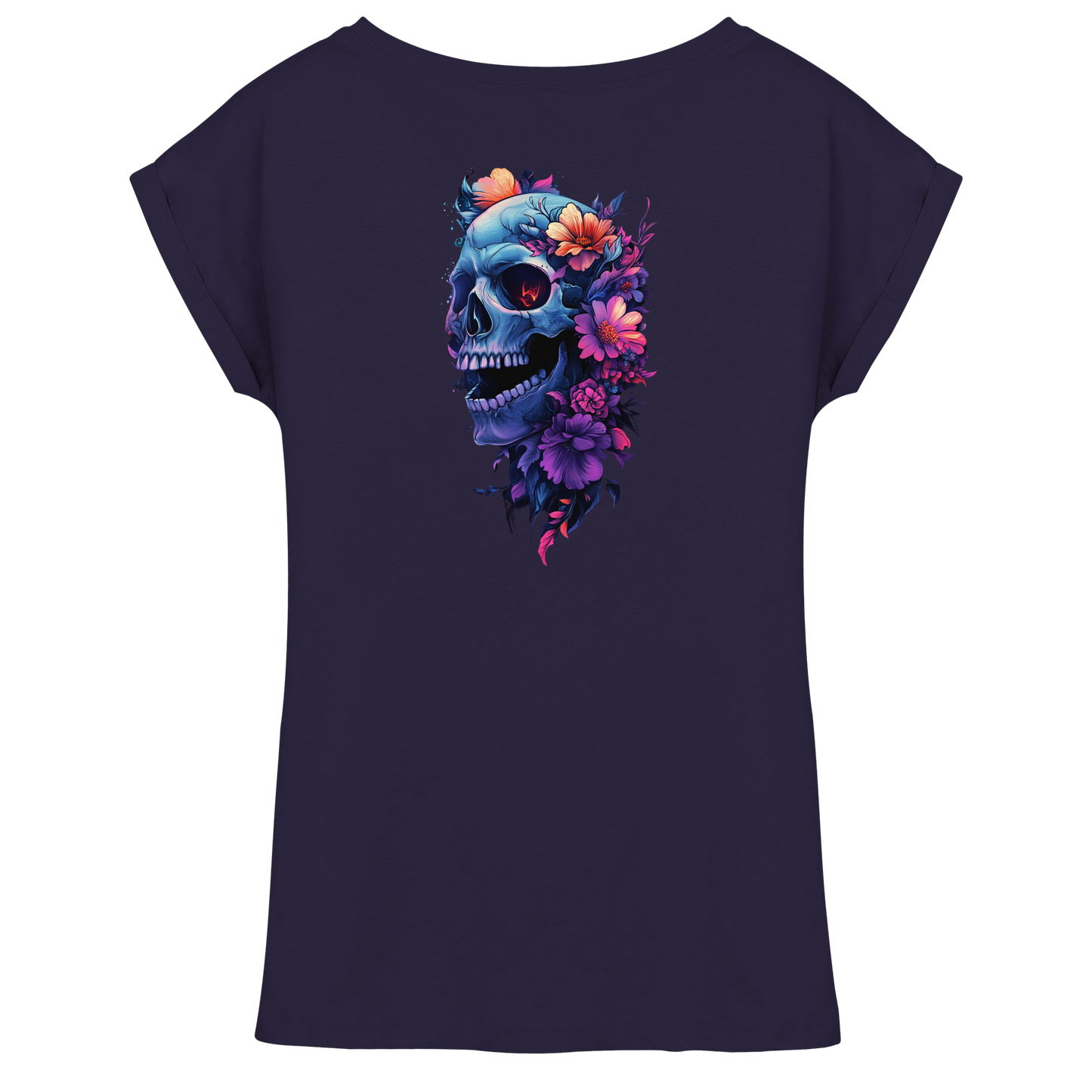 Totenkopfs Blüte - Womens Extended Shoulder T-Shirt