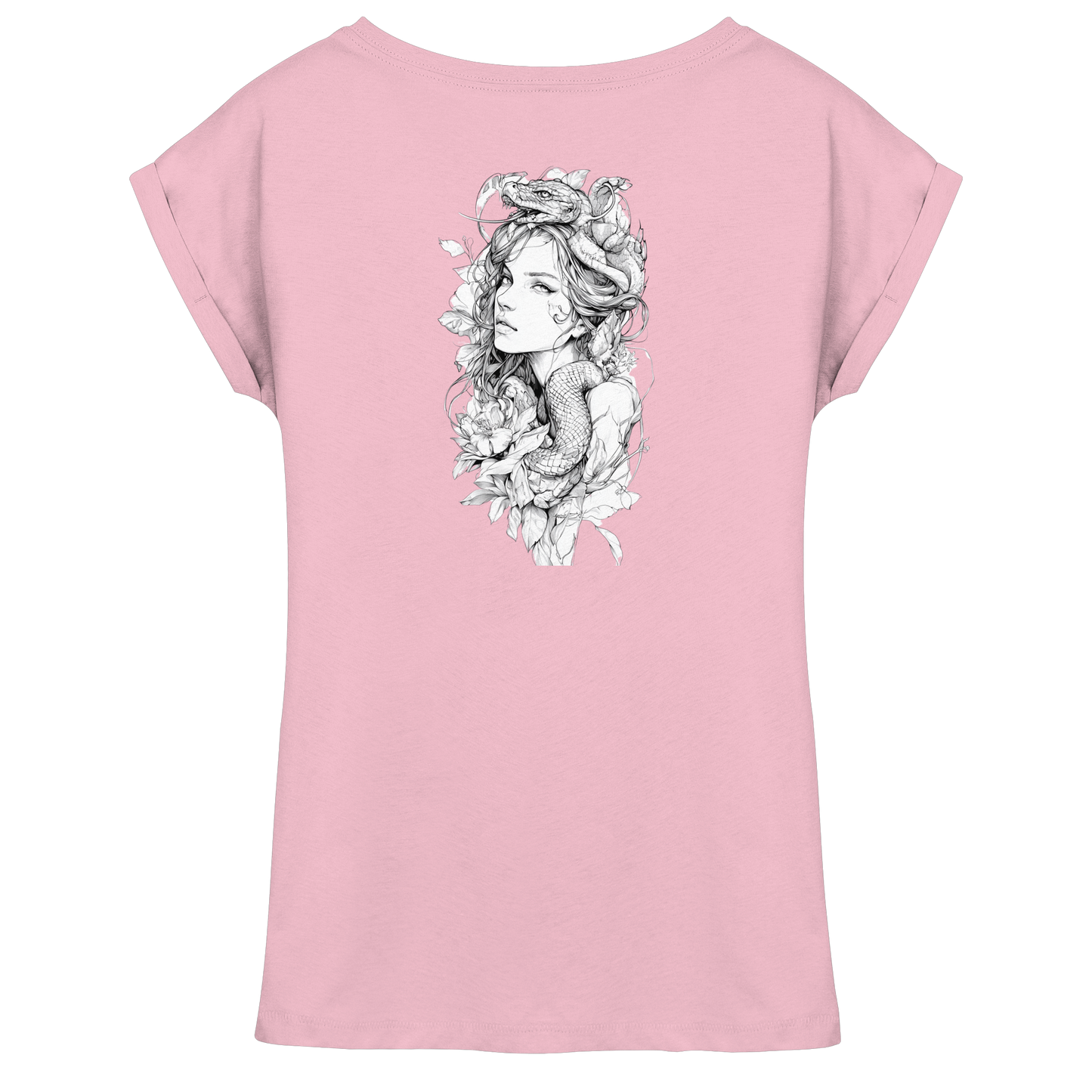 Schlangenkönigin - Womens Extended Shoulder T-Shirt