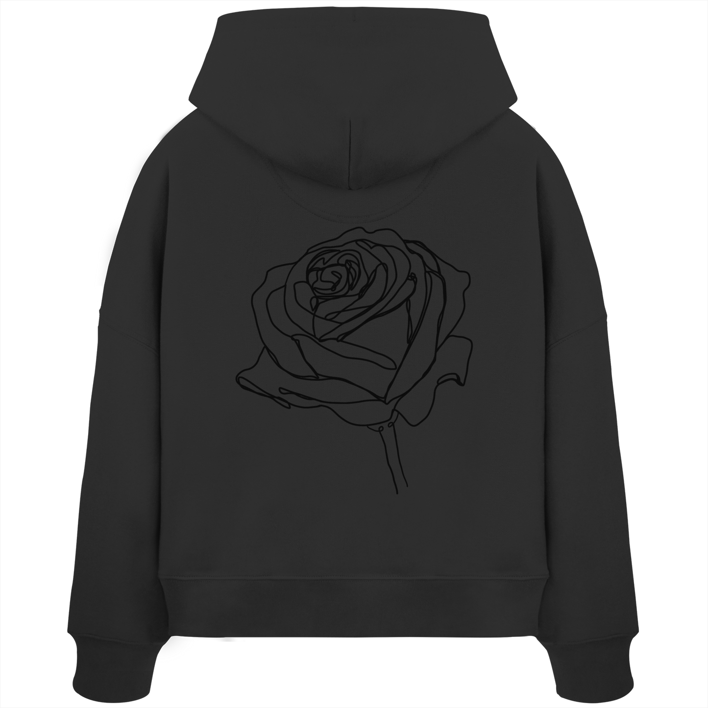 Blume hinten - Womens Organic Boxcut Hoodie