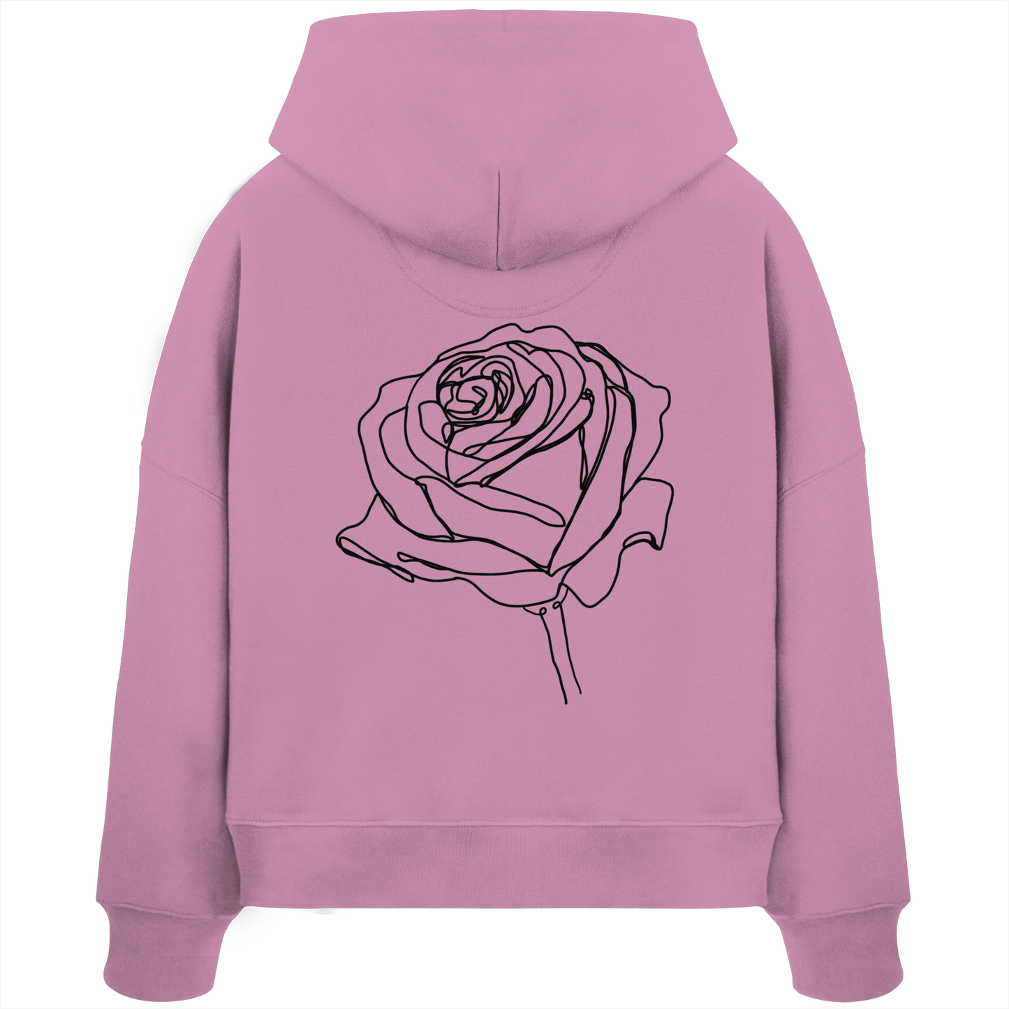Blume hinten - Womens Organic Boxcut Hoodie