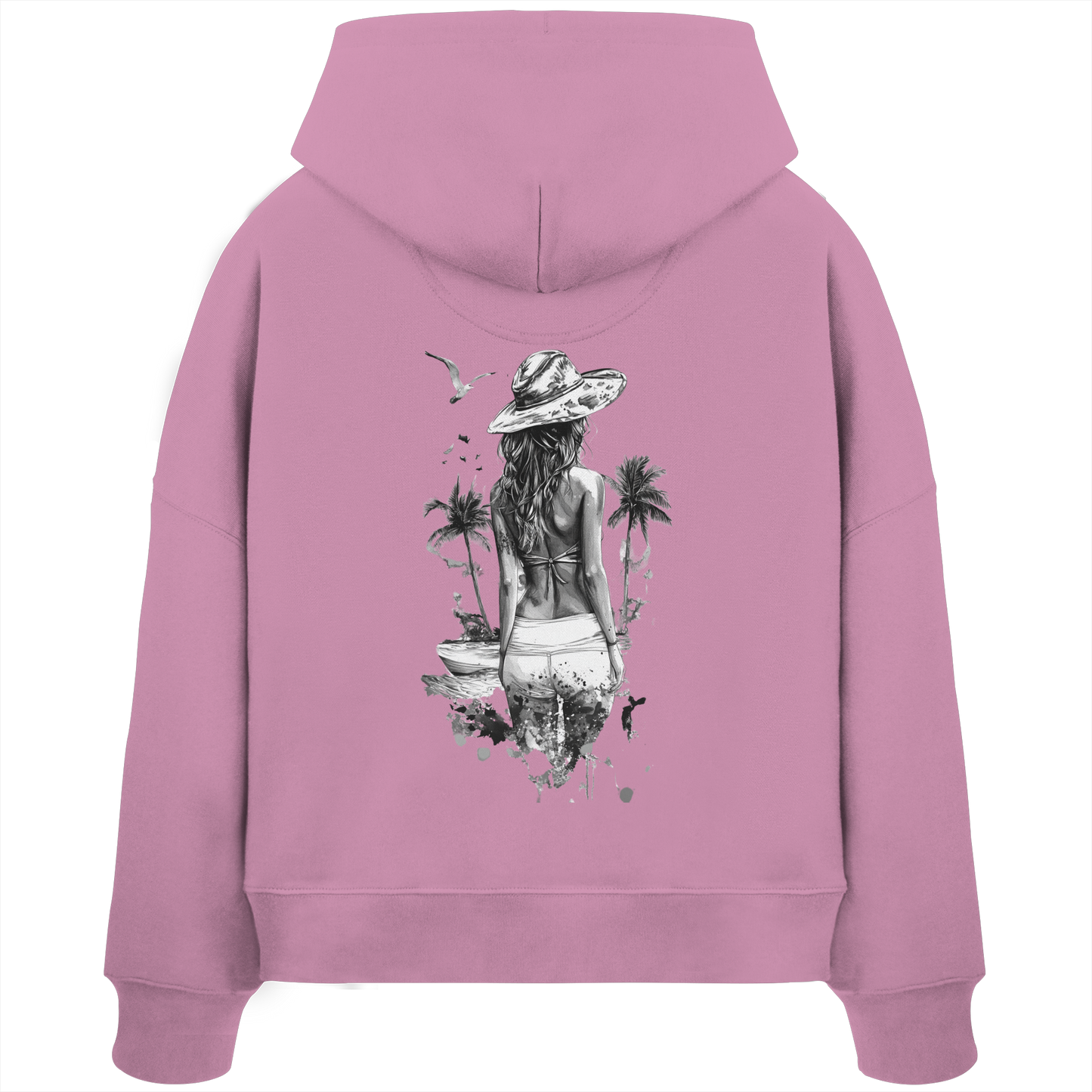 Sommer Vibes - Womens Organic Boxcut Hoodie
