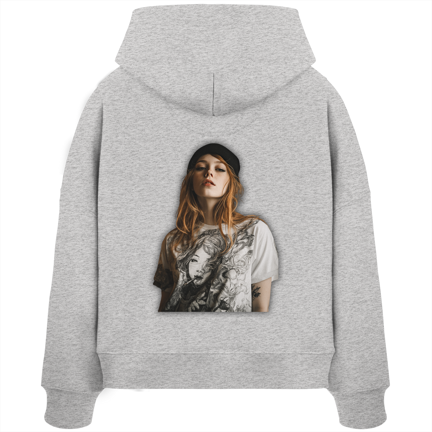 I only smoke the good Stuff - Womens Organic Boxcut Hoodie