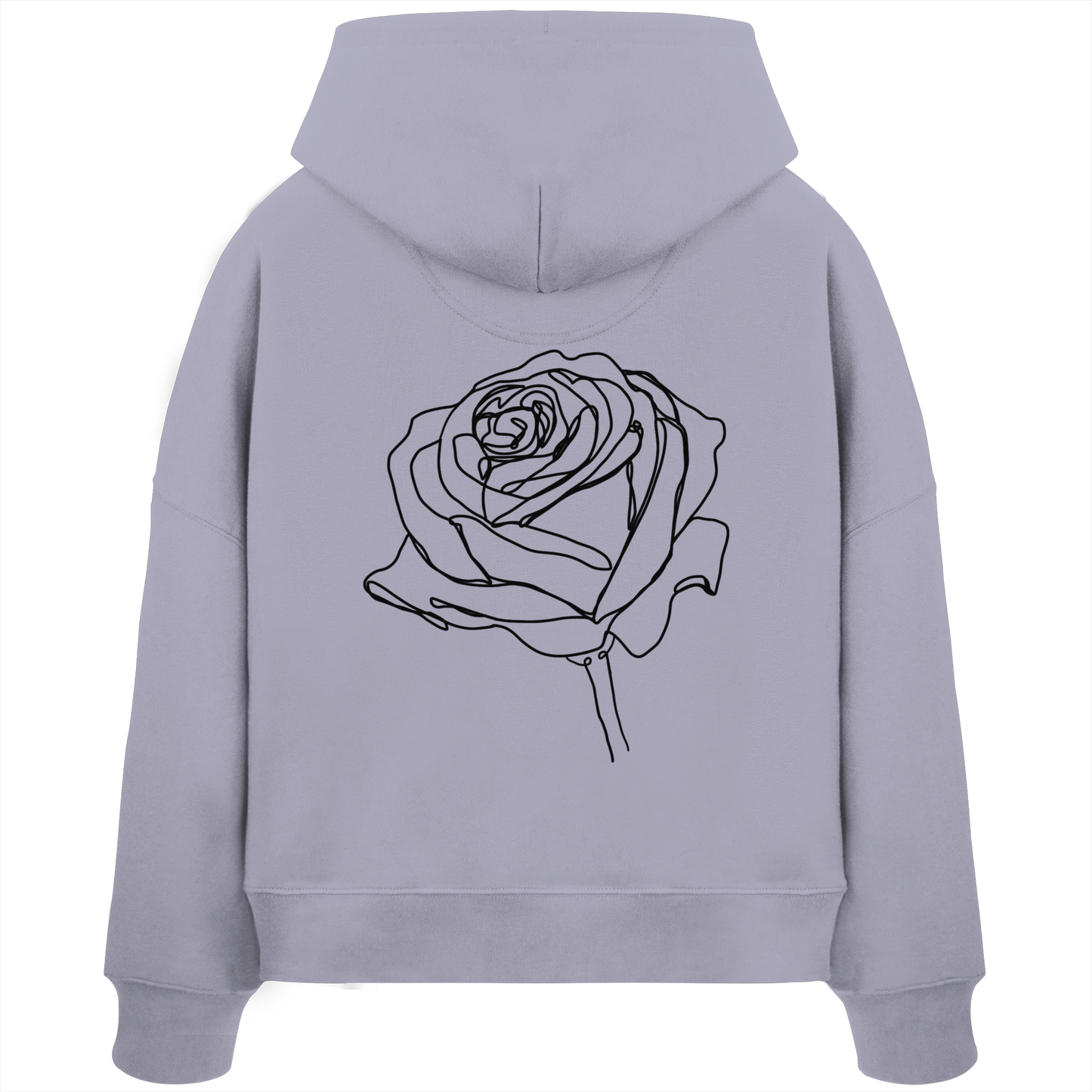 Blume hinten - Womens Organic Boxcut Hoodie