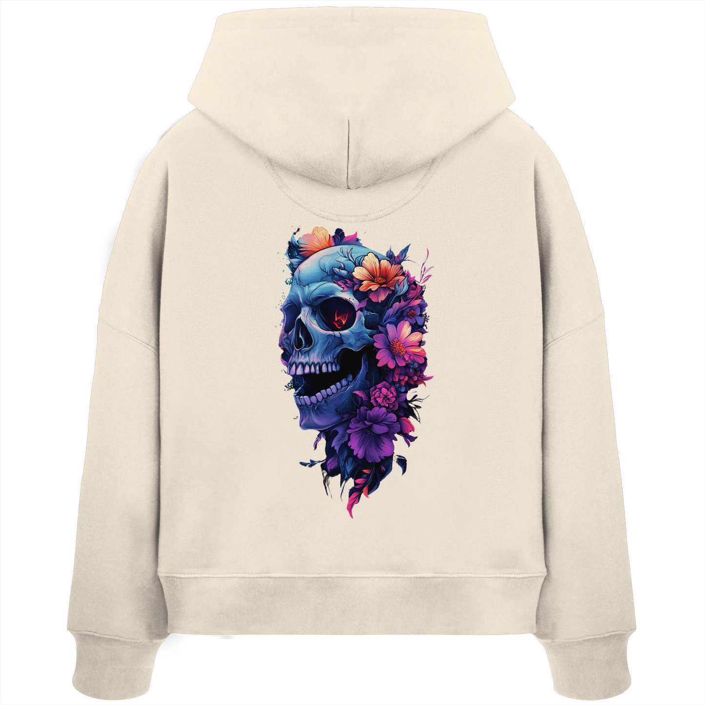 Totenkopfs Blüte - Womens Organic Boxcut Hoodie