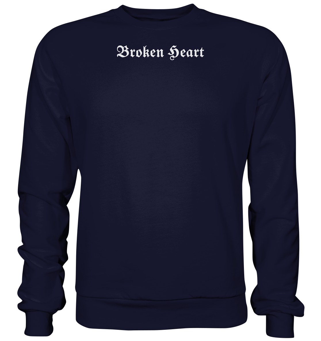 Broken Heart Black - Basic Sweatshirt