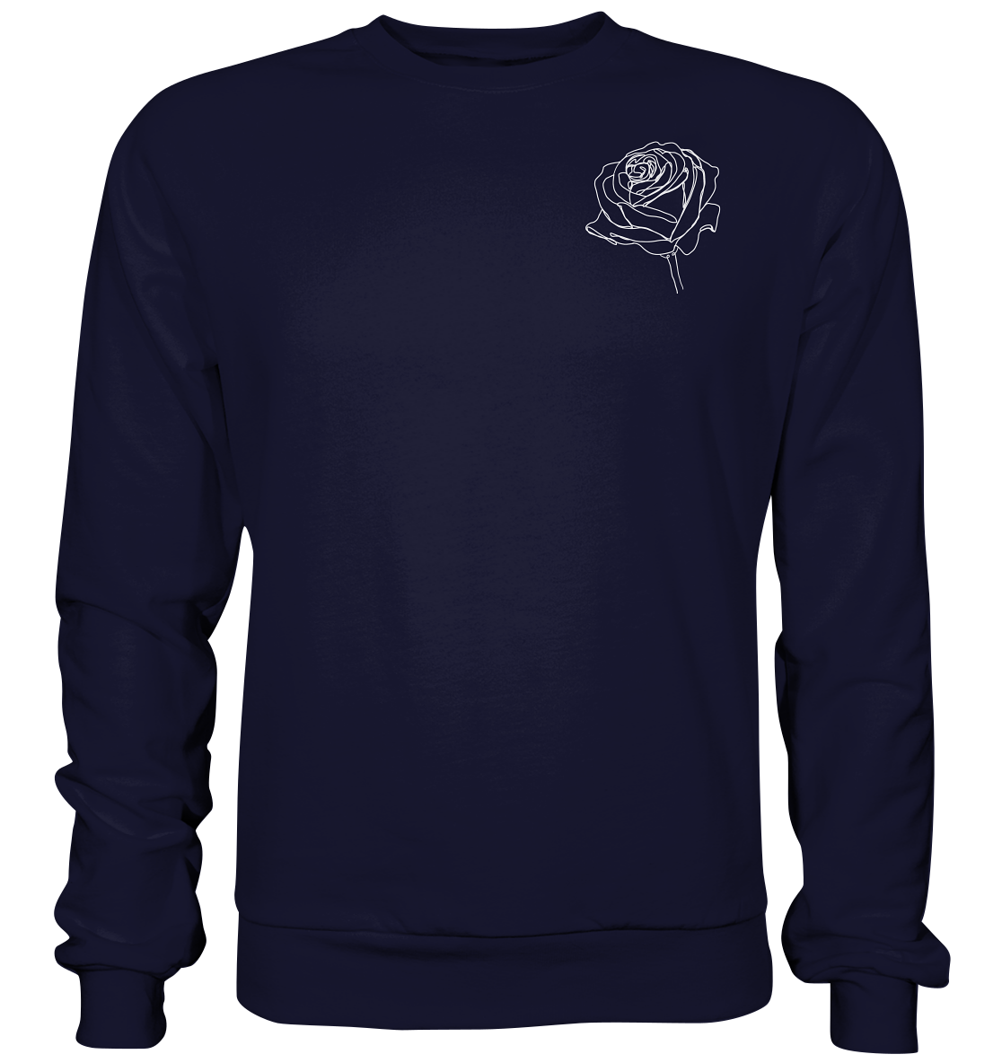 Rosen look Dunkel - Basic Sweatshirt