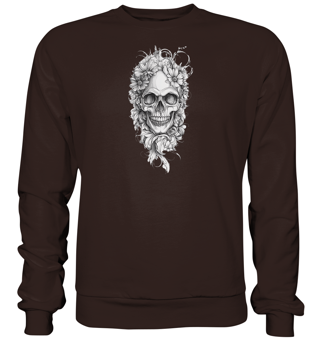 Totenkopfs Blüte - Basic Sweatshirt